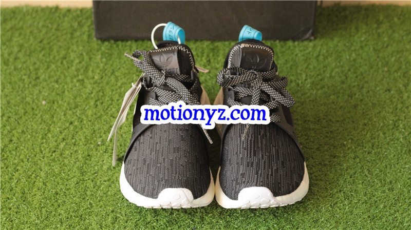 Adidas NMD Runner Pk XR1 Black Grey Mottled Real Boost